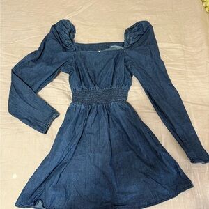 Free People Indigo Denim Dress